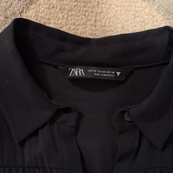 Zara Elegant Black Tiered Dress - Picture 2 of 4